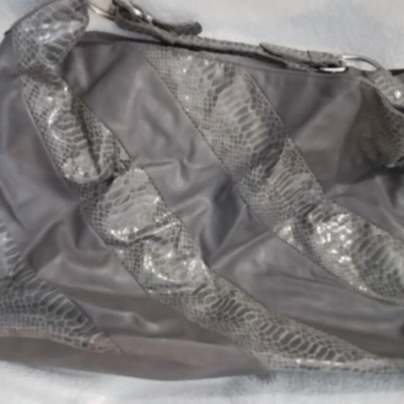 Grey Flux Snake Tote Bag L78 - Picture 5 of 5
